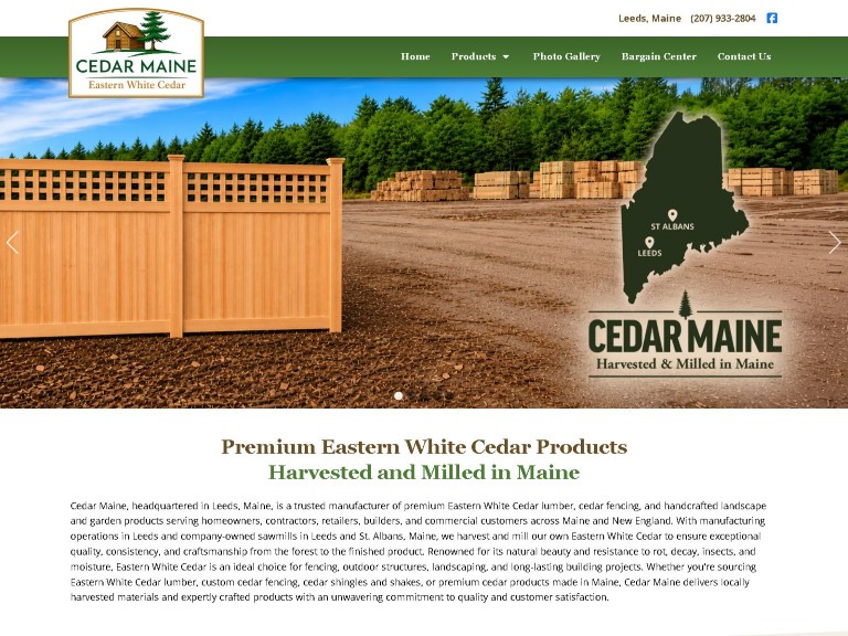Cedar Maine